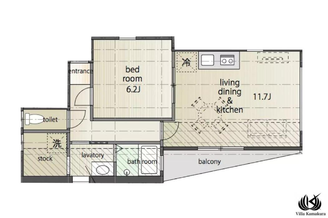 Villa Kamakura Habitación foto